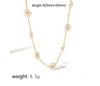 Pearl Necklace for Women, Versatile and High-end, Timeless Baroque Pearl Stainless Steel Necklace