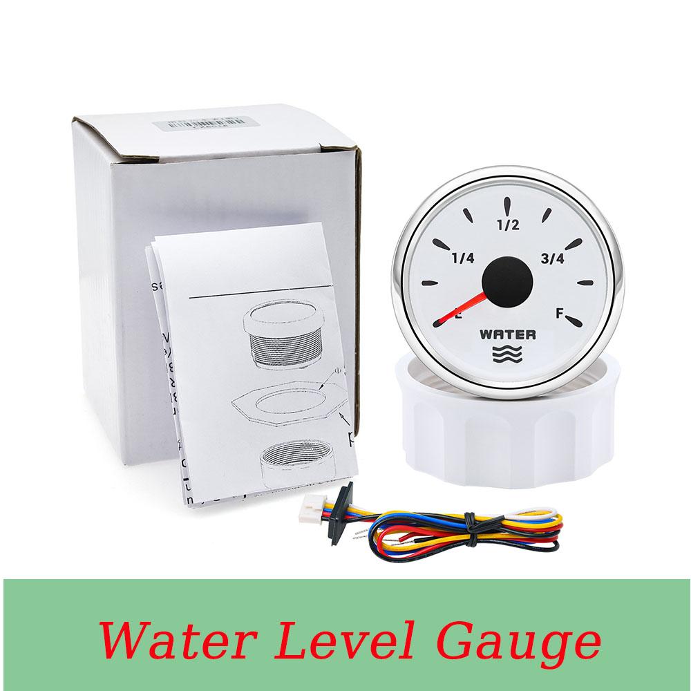 

Универсальный 2 52 мм датчик уровня топлива для воды с 7 цветами подсветки для транспортных средств с датчиком 0-190 Ом, аксессуары для автомобильных приборов