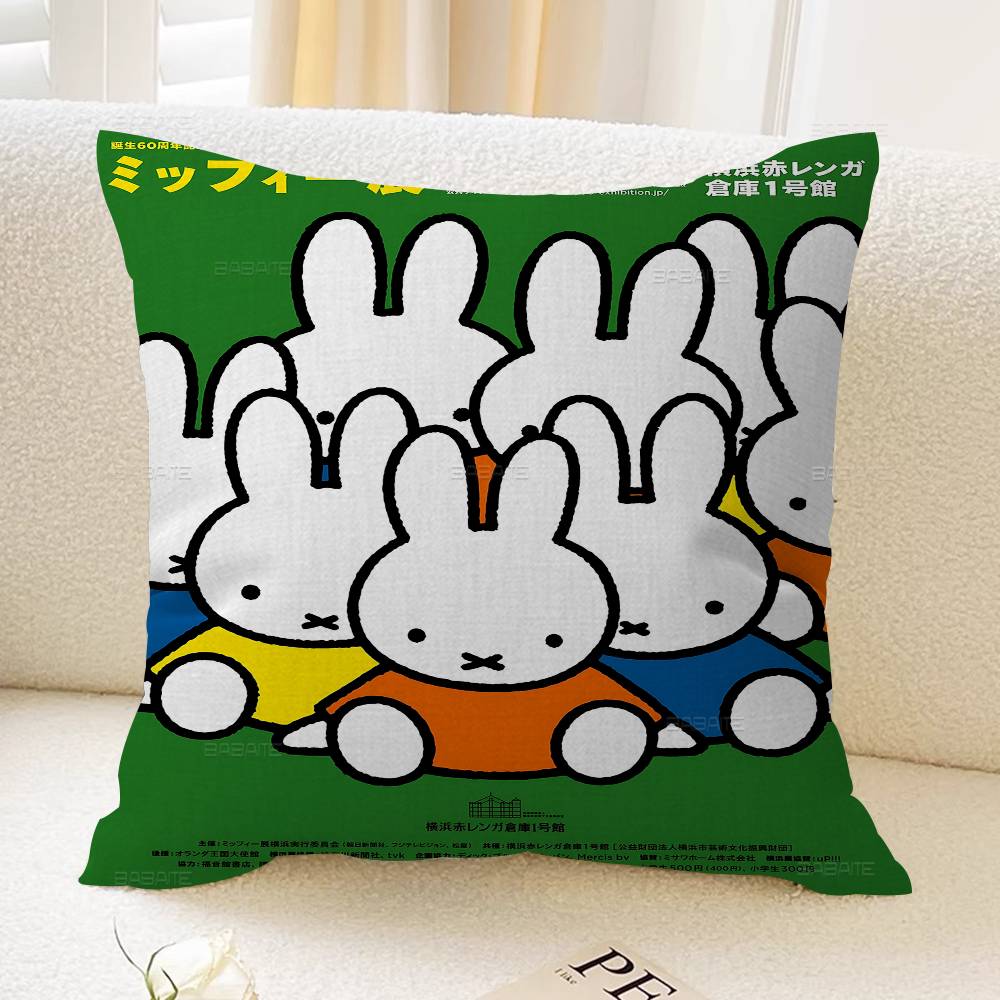 Cartoon Mmiffy Cute Pillow Gifts Home Office Furnishings Bedroom Sofa Car Cushion Cover Case xcm