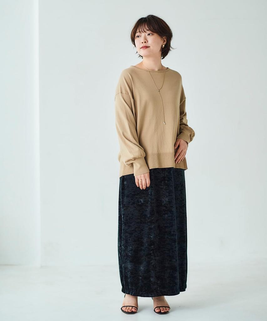 Le Coeur Blanc Hand Washable Volume Sleeve Knit Pullover 3048026400 Size 38 Bordeaux