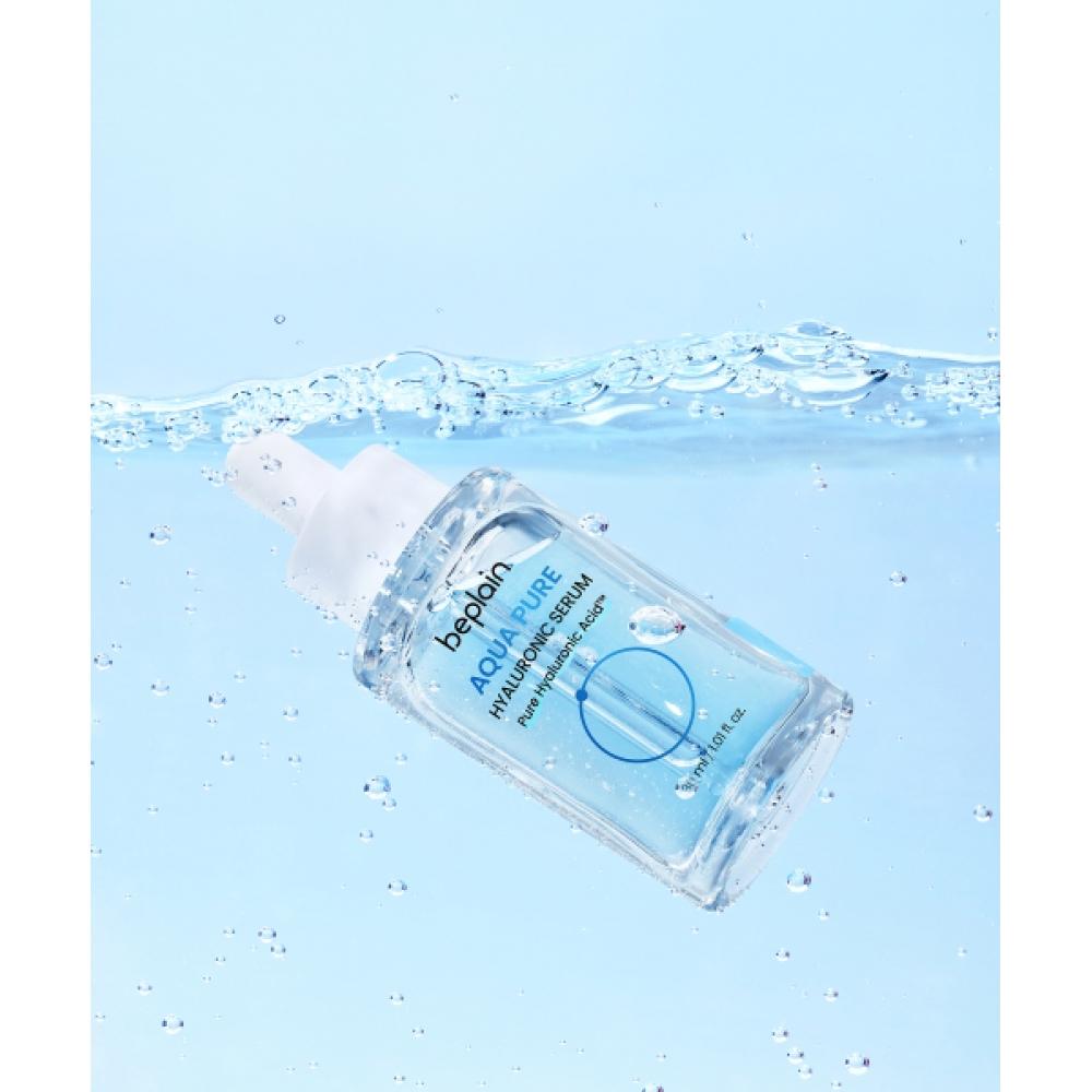 Beplain [2] Aqua Pure Hyaluronic Serum 30ml  Free  2 B5 Moisture Ampoule Masks 