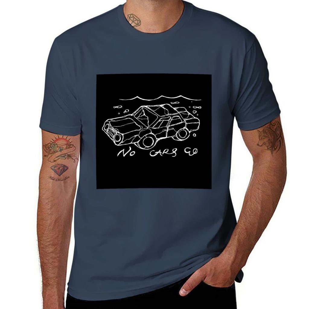 No Cars Go By The Band Arcade Fire Illustrated Lyrics Tshirt Graphic Print Short Sleeve Tshirt
