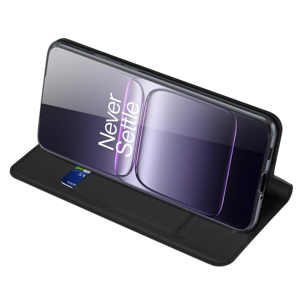 For OnePlus Ace 5 Racing 5G/OnePlus Nord CE5 5G Case DUX DUCIS Skin Pro Series Leather Stand Cover Card Holder