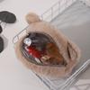 Cute Plush Bear Wallet With Storage Compartment For Daily Use And Travel