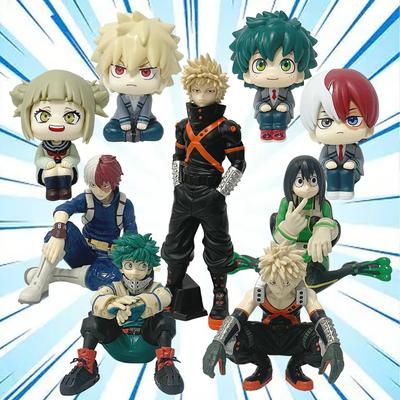 21cm My Hero Academia Anime Figure Midoriya Izuku Figure Bakugou Katsuki All Might Todoroki So Action Figure