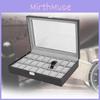 Watch Black 24 Storage Box Case Bracelet Bangle Jewelry Display Collection Tray