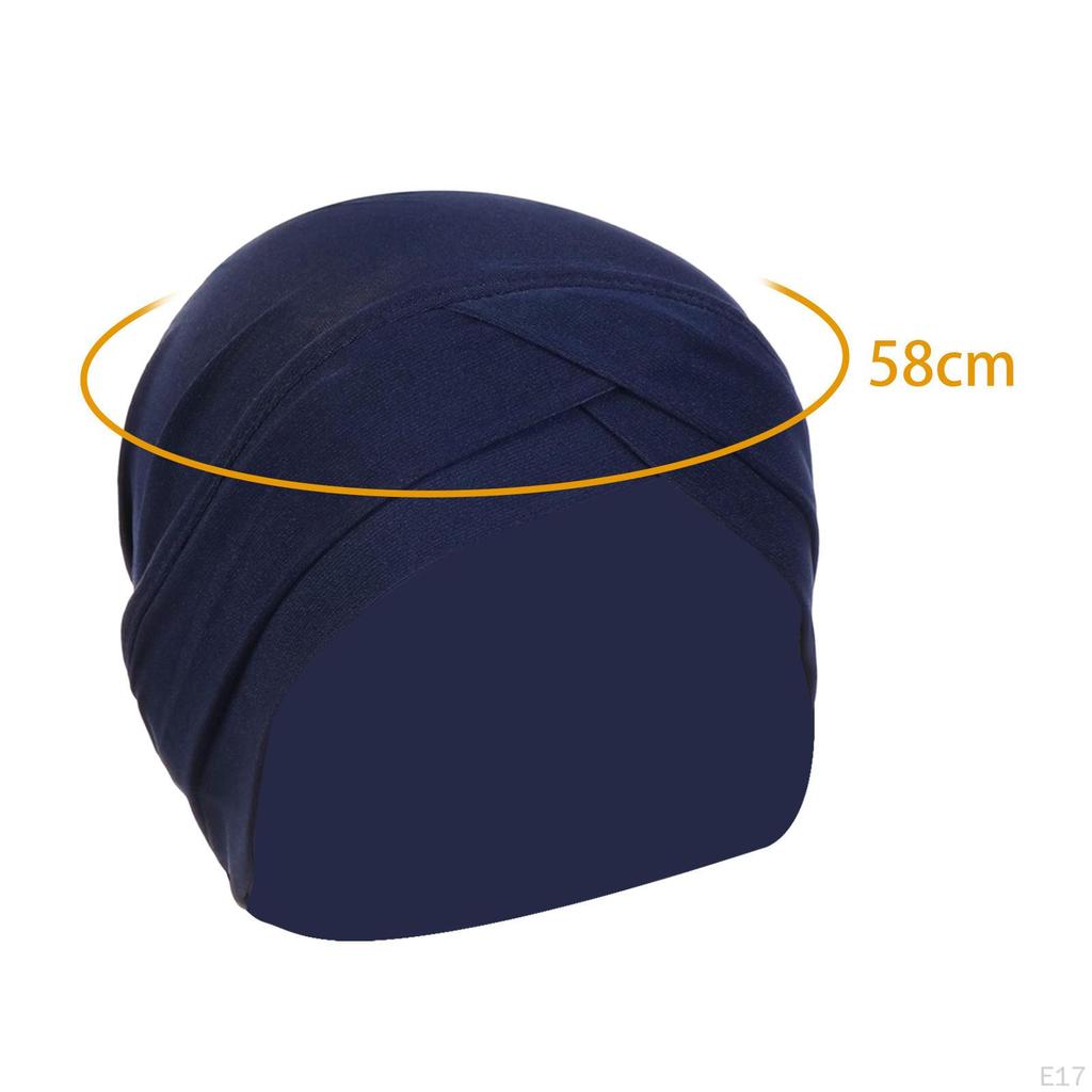 Muslim Indian Turban Hat Elastic Hijab Headwrap Beanie Headwear Accessories