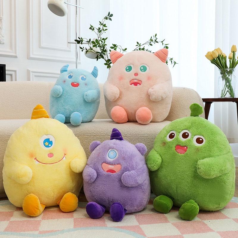 Cute Monster Plush Toy Pillow Soft And Fluffy Office Chair Cushion Gift Wholesale
