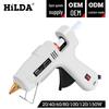 Hilda Hot Melt Glue Gun with Adjustable Wattage (60W/100W/150W) and Power Switch