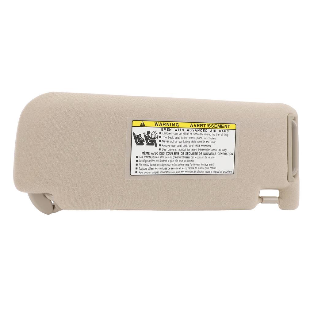 Sun Visor Replacement Beige ABS Sun Blocking Improve Visual Comfort for Camry XV50 2011 To 2017