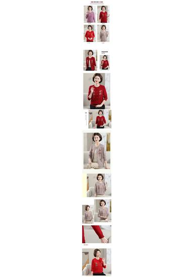 Plus Size Velvet Thickened Sweater Coat for Women & Grandmothers (73-83 Years) - Button Cardigan