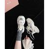 [Petit homme] Chaussures de papa blanches à semelles épaisses rehaussantes pour femmes 2025 été nouveau chaussures de sport respirantes polyvalentes décontractées pour femmes