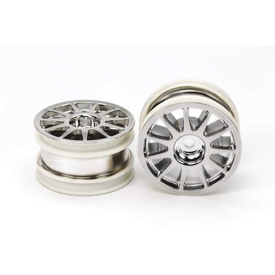 Tamiya אפשרויות 1824 גלגלי שלדה M חלקי רכב על שלט 54824 הופ-אפ לא. OP.1824 11-חישורים (מצופה בכרום) (סט חלקים)