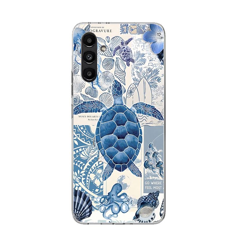 Ocean Starfish Sea Turtle Shark Phone Case For Samsung Galaxy A17 A16 A14 A15 A13 A57 A56 A54 A55 A53 A37 A36 A34 A35 A33 A26 A2