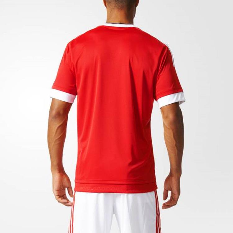 Adidas Manchester United 15-16 Saison Trainingsfußball Kurzarm T-Shirt Herren Tops Rot AC1414