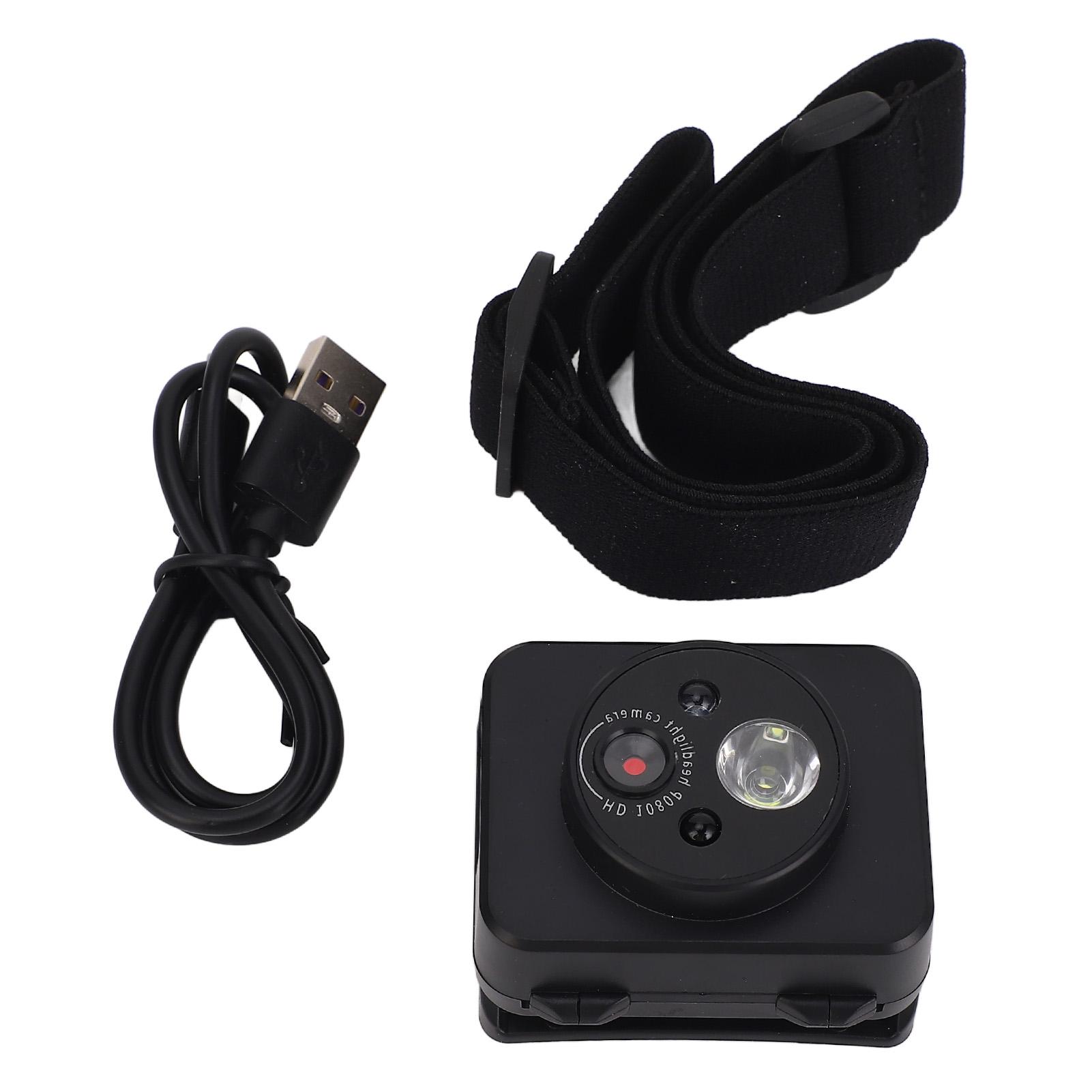 

1080P Носимая камера з підсвічуванням, кріплення на голову, відеореєстратор з керуванням жестами для їзди на велосипеді