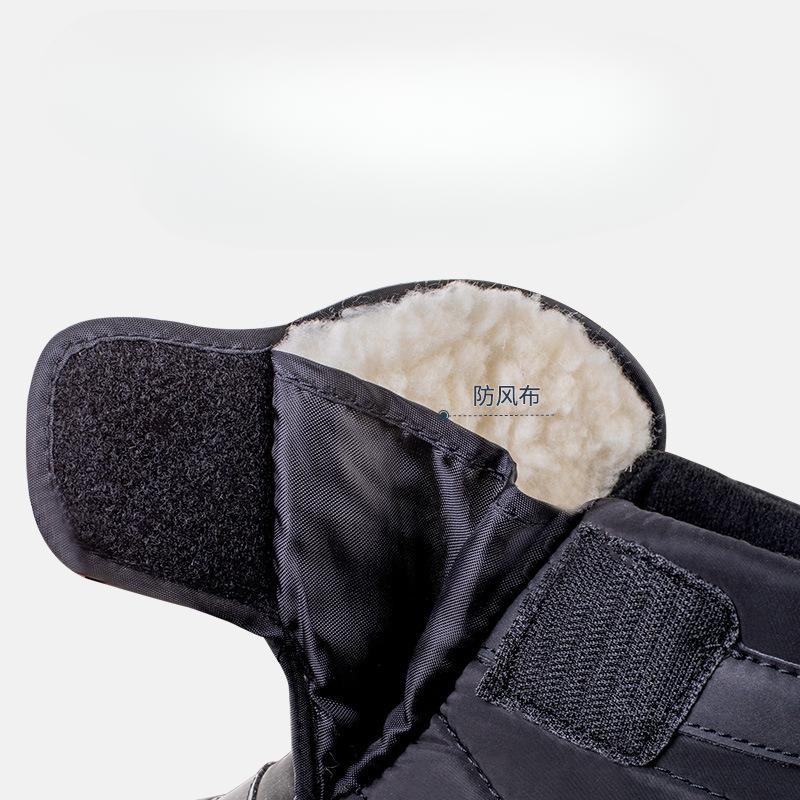 Thickened Warm Couple Large Cotton Shoes Velvet Casual Short Tube Men's and Women's Large Size Non-slip Snow Boots