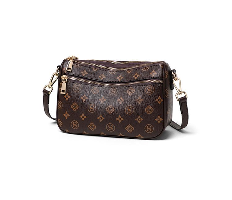 Bag Women's Bag Fashion Crossbody Bag Large Capacity Shoulder Bag Women's Bag Retro Middle-aged Mother Bag