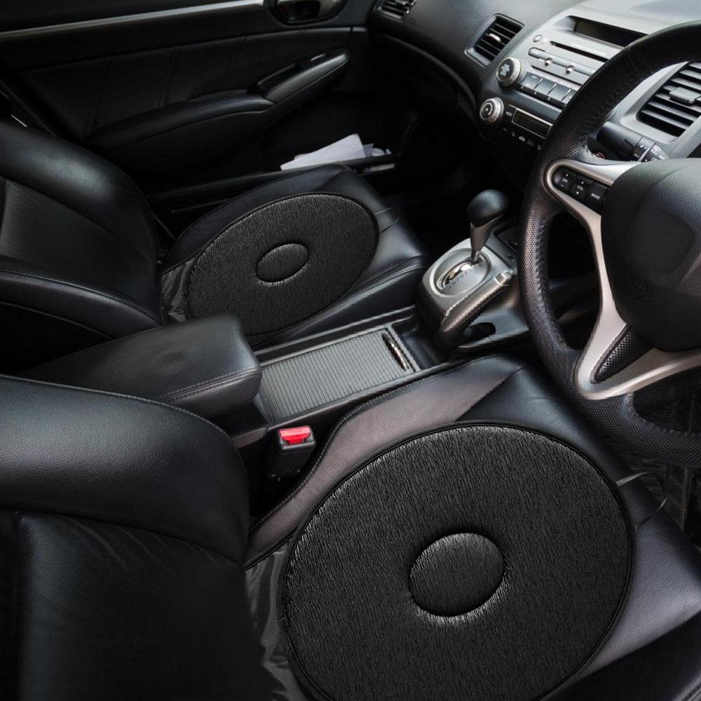 360 Degree Rotating Car Seat Cushion for Elderly Portable Auto Swivel Seat Pad Comfort Car Seat Mat Universal for Car Interior