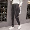 2022 Winter simple leisure Warm Sweatpants High Waist Casual Velvet Pants Women WomenPants Thick Fleece high street Trousers