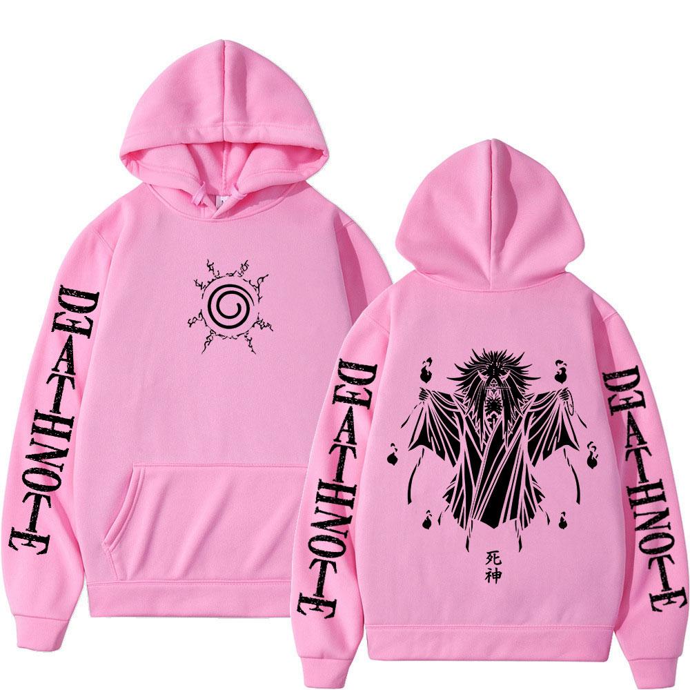 Anime Death Note Hoodies Manga Yagami Light L·Lawliet Oversized Sweatshirt Men Women Fashion Long Sleeve Pullovers Streetwear