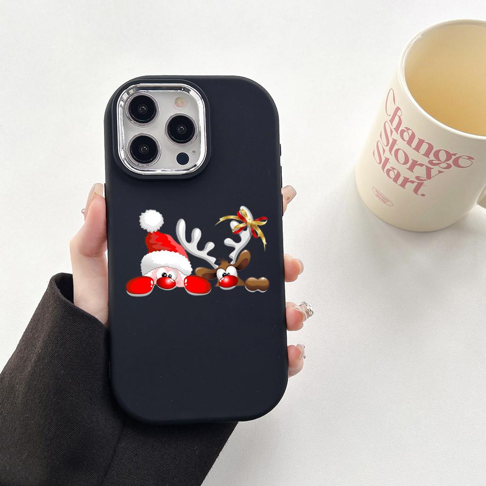 N101 Веселые рождественские художественные мягкие чехлы для телефонов Samsung S24 S23 — фото 10