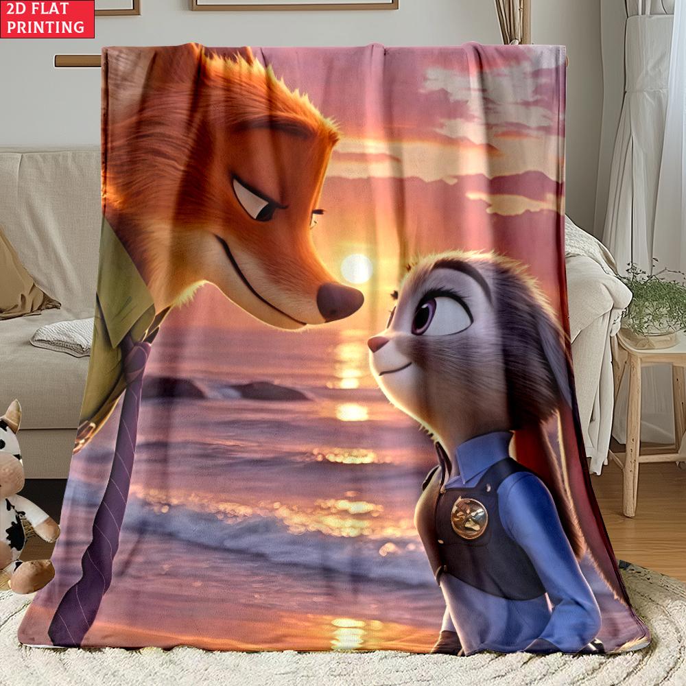 Judy & Nick Thin Flannel Blanket for Bedrooms,Living Rooms,Sofas Blankets,Lunch Breaks,Picnics,blankets Fluffy Blanket