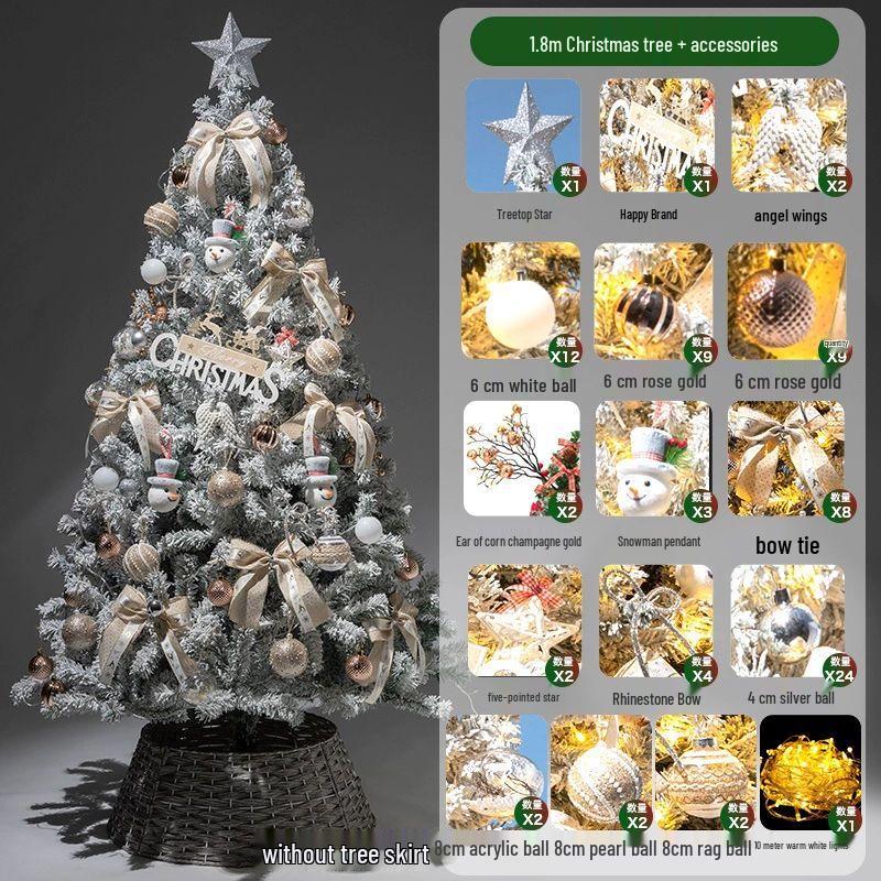 

Белая рождественская елка в стиле INS