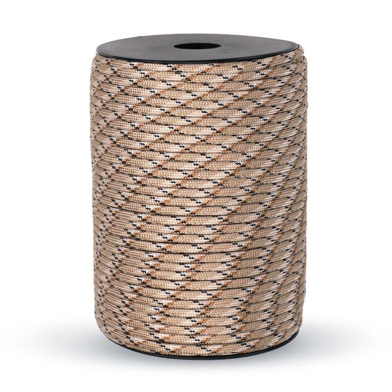 100/50M 550 Military Standard 9-Core Paracord Rope 4mm Outdoor Parachute Cord Survival Umbrella Tent Lanyard Strap Clothesline