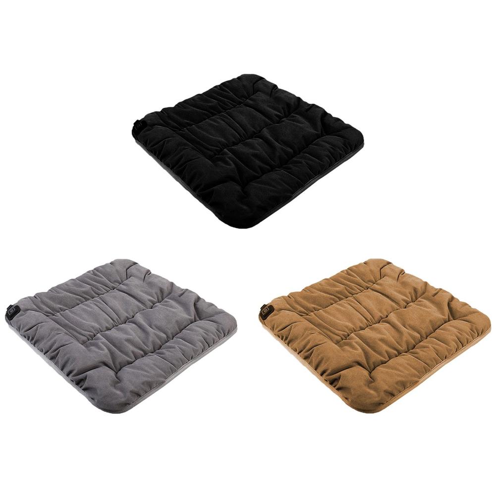 Beheiztes Sitzkissen fürs Auto, Graphen-Winter-Plüsch-Sitzkissen, 12 V, Auto, universelles USB-Elektroheizungs-Einzelchip-Pad, Zubehör