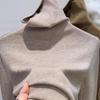 Höst Nya Polotröjor Dam Mode Långärmad Vintertröja Dam Elegant Slim Fit Bas Stickade Tröjor Toppar Kontorsdamer Tröjor 25731