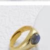 Labradorite Sterling Silver Open Ring - High-End Women's Natural Crystal Jewelry