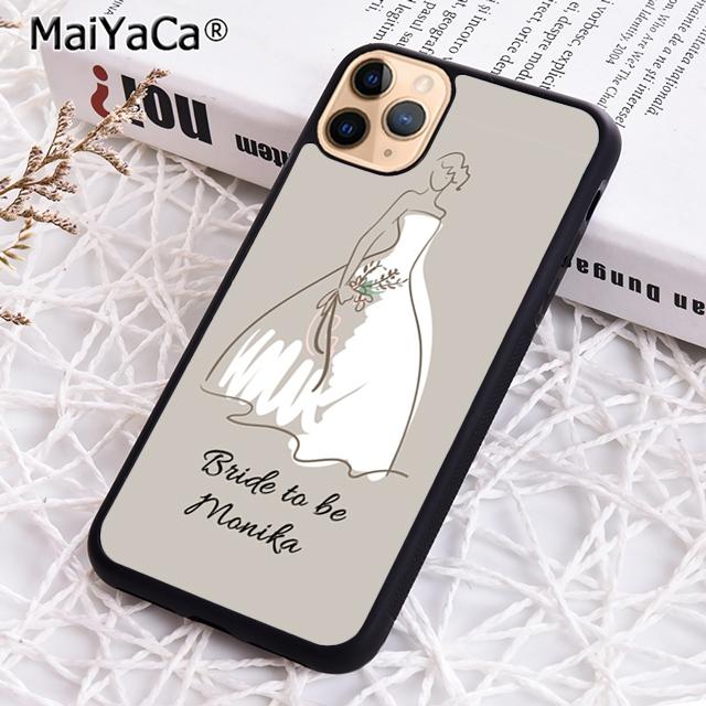 PersonaliSE2020d Wedding Bride Soon To Be Phone Case For iPhone 17 Air 16 16e 15 Plus 11 12 13 14 Pro Max Coque