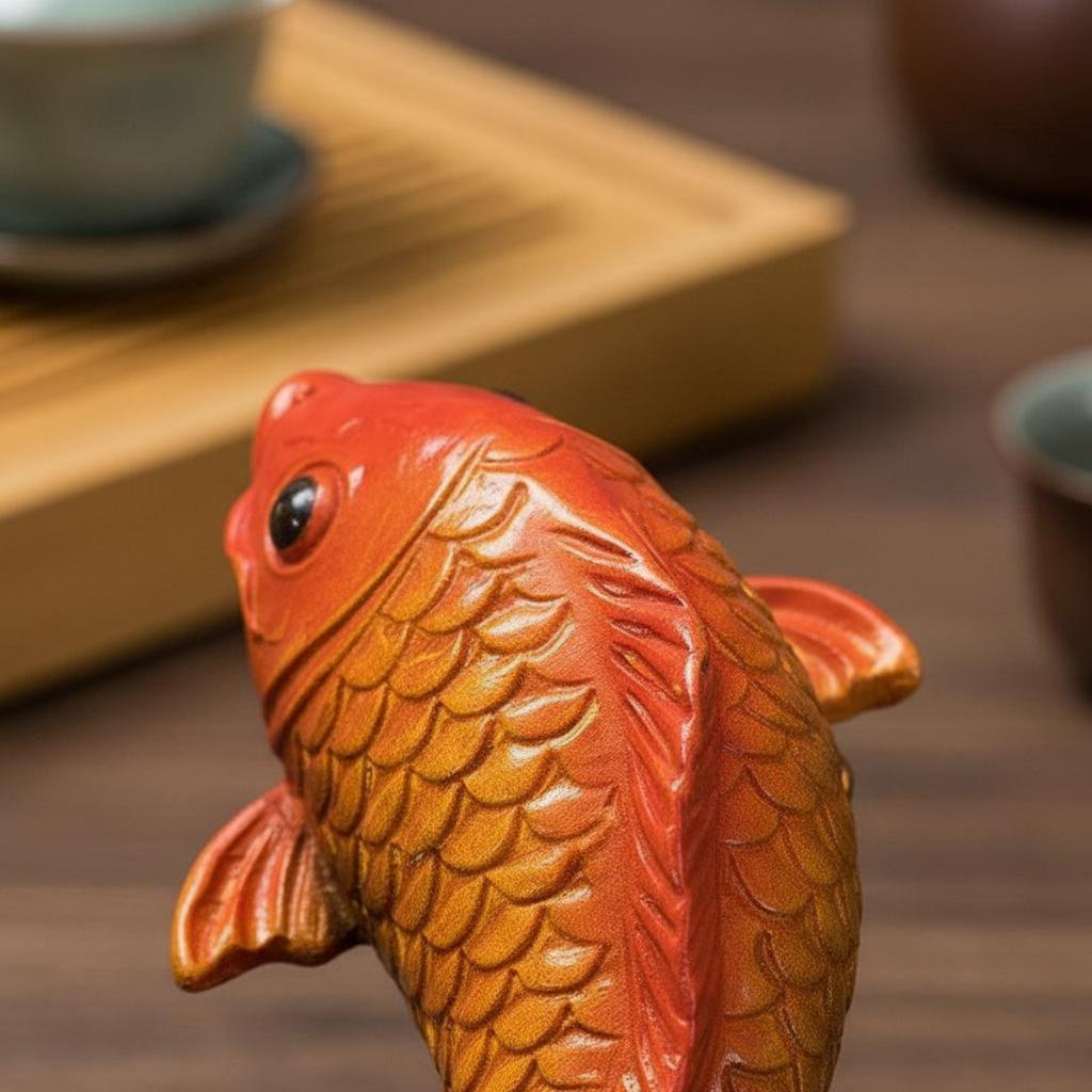 Color Changing Brew Pet Artisanal Look Color Changing Aquatic Creature Figurine Desktop Decoration for Office Desk