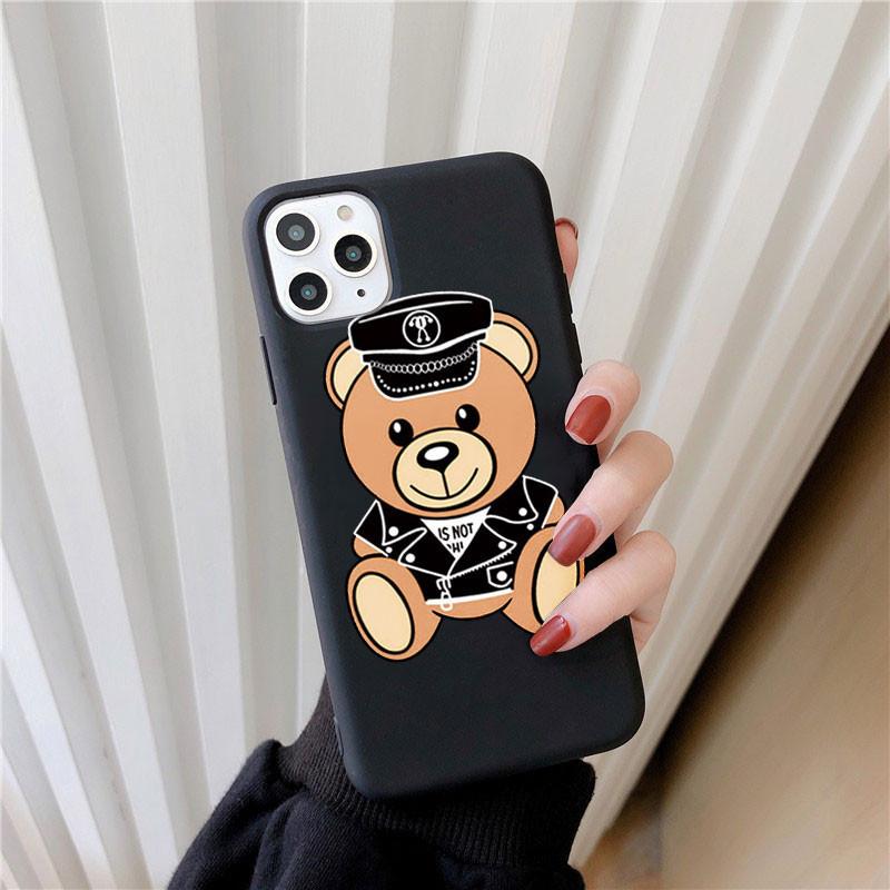 Cute Italy Bear Cover For Xiaomi Redmi Note 9 8 10 Pro 9s S 8T 7 5 6 9C Mi Poco X3 NFC F3 9T Pro 11 10 9 SE A3 10T Lite TPU Case