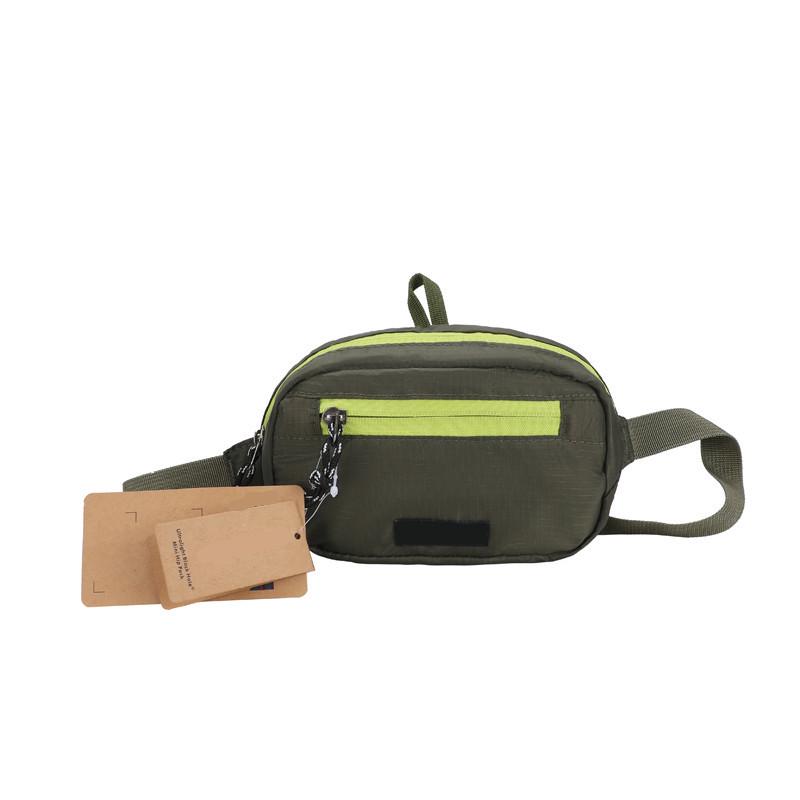 Trend Dopamin Colorblock Unisex Crossbody Sport Hüfttasche für Outdoor-Aktivitäten