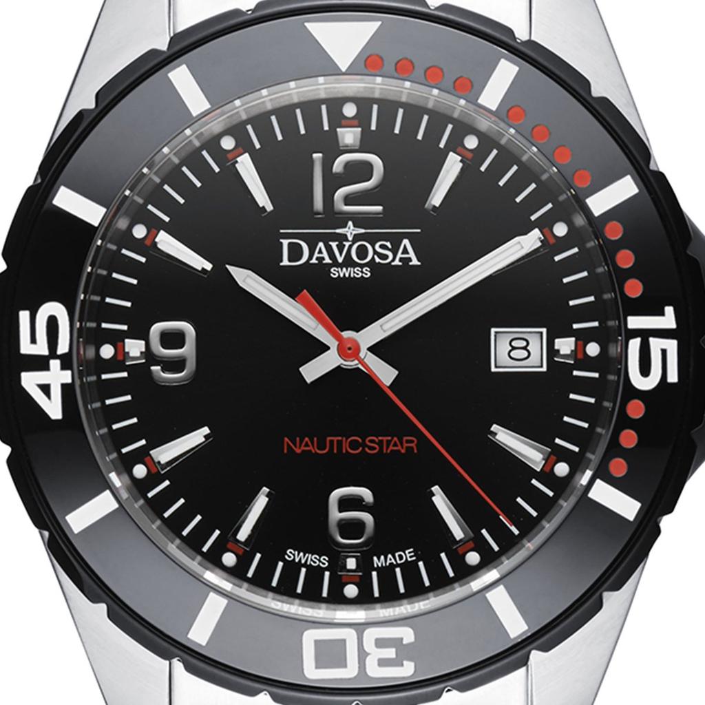 DAVOSA 10 ATM Acqua Nautic Svizzero [DAVOSA] Orologio, Resistente, Stella, Fatto, 163.472.65