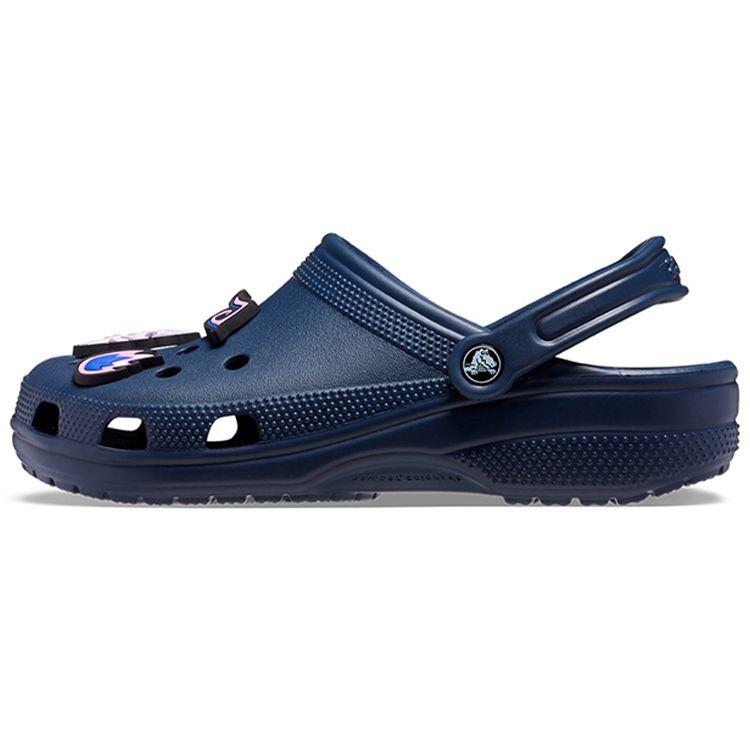 Crocs Honor Of Kings X  Classic Clog EVA Collaboration Sports Clogs Unisex Footwear Deep-Blue Phantom-Fire 208177-410