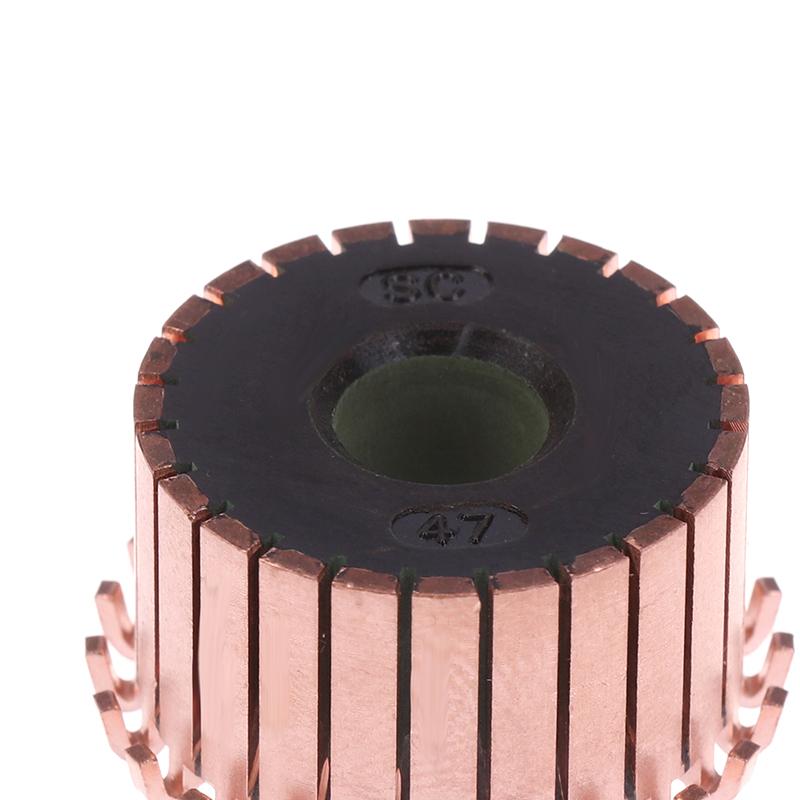 1 kus Měděný hákový typ Komutátor elektromotoru 23,2X8X14,6Mm 24P Zuby Měděný hákový typ Komutátor elektromotoru