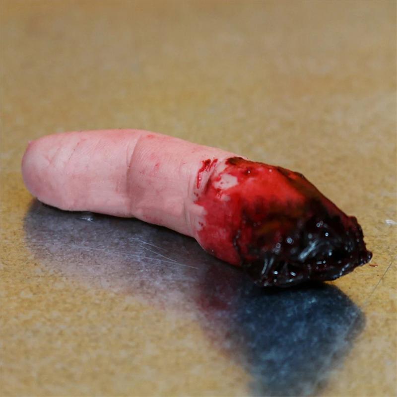 Fake Severed Finger Halloween Horror Prop Severed Finger Pillar Horror Decoration Festival party supplies
