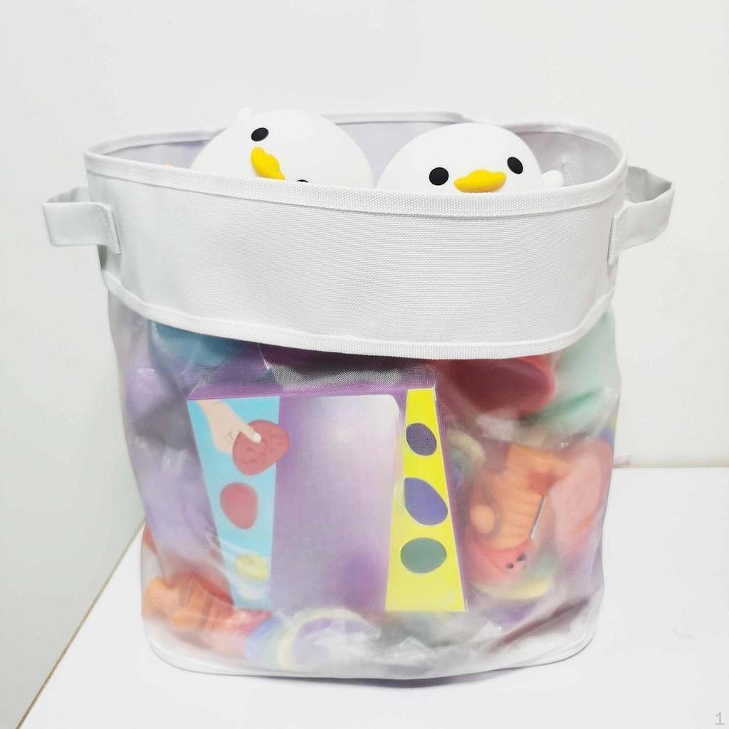 Bath Toy Storage Organizer Nursery Decor Easy To Carry Wall Hanging, Multifunctional for Bathroom,