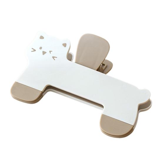 Kitten Book Holder Clip Simple Reading Auxiliary Fixed Book Clip Bookmark Plastic Reading Page Holders Creative Book Accessory