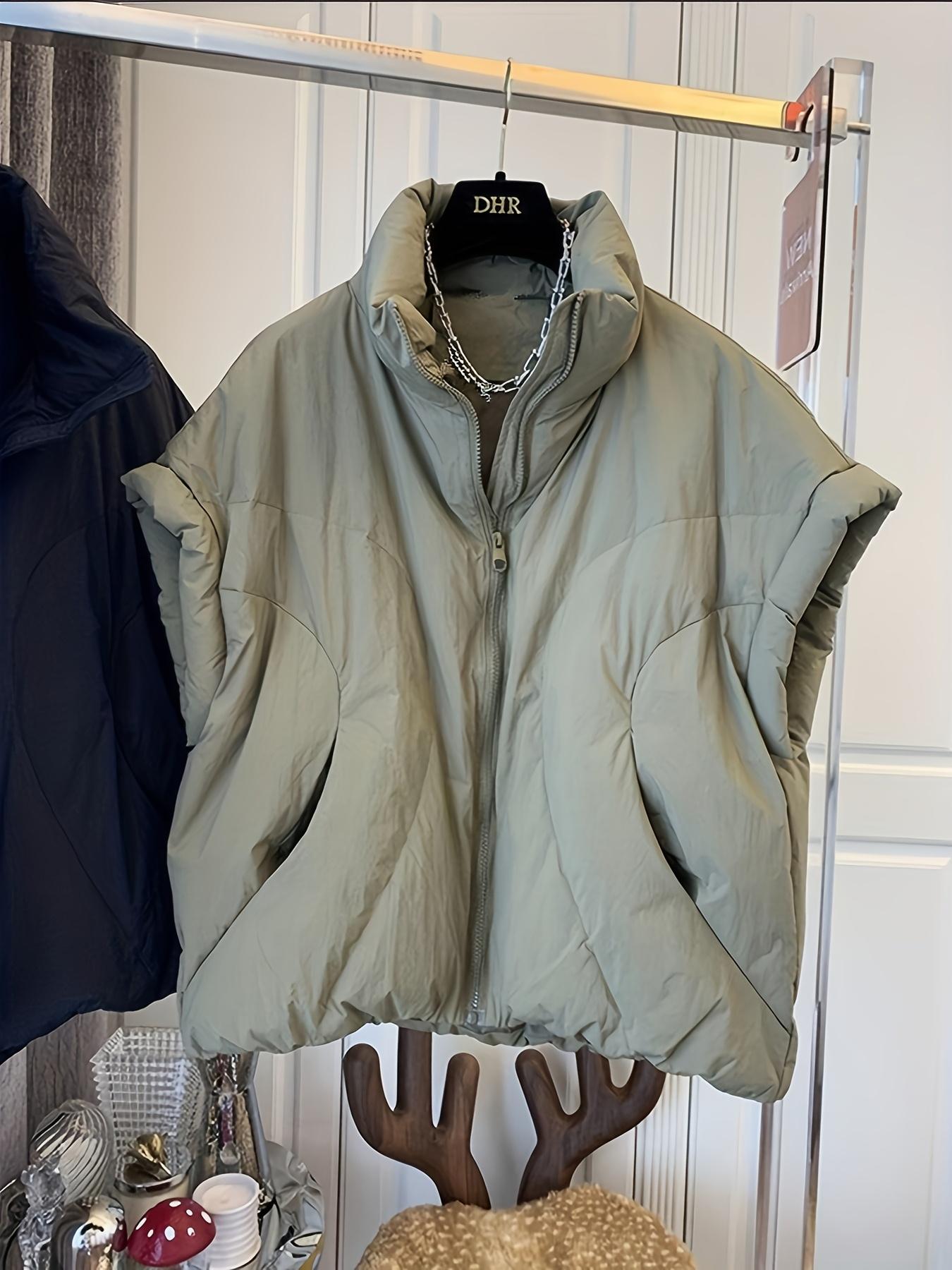 

Vintage Sleeveless Coat - Durable, Easy-Care Winter Vest for Chic Fall & Formal Outfits. Shop Now! XXL зелений