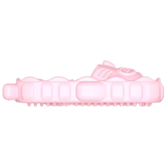 Slipper Dog Chew Toy Bite Resistant Boredom Stress Relief Fishbone Texture Shoes Dogs Teething Cleaning Toy Pet Supplies