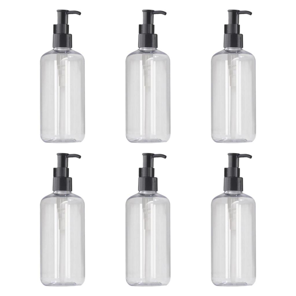 PET Soap Dispenser Bathroom Pump Bottle Refillable Lotion Container for Home Hotel Washroom