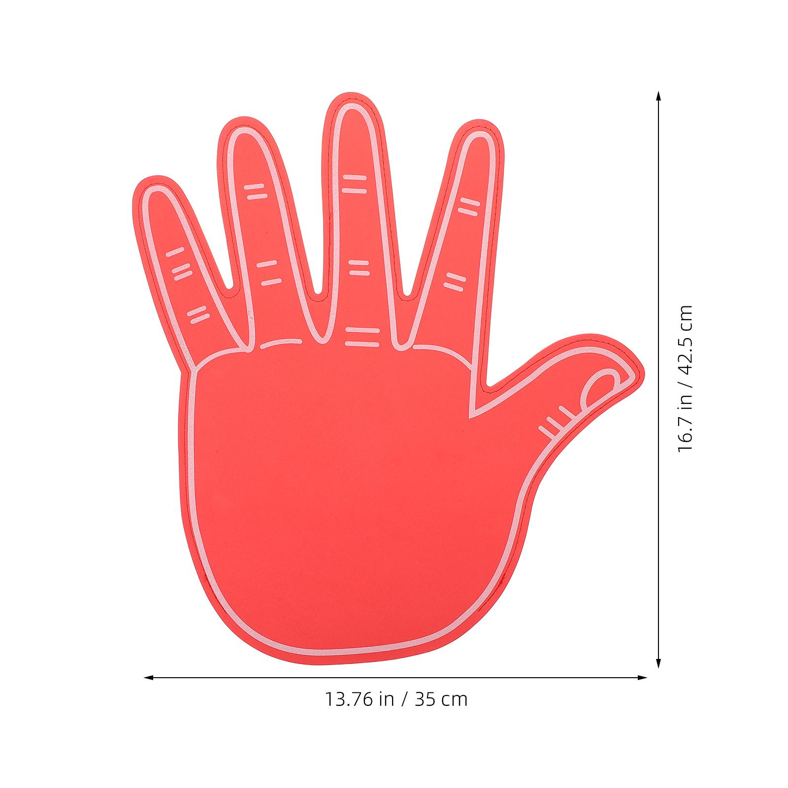 Cheering Gloves Giant Foam Hand Prop Jumbo Finger Hands Supplies Static Electricity
