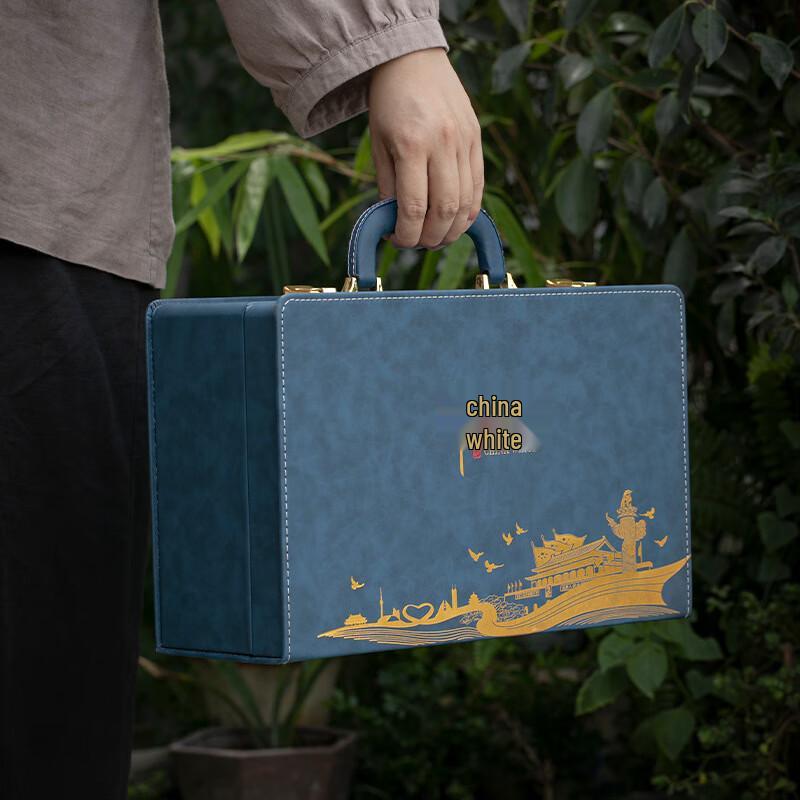 Janla White Porcelain Portable Kung Fu Tea Set