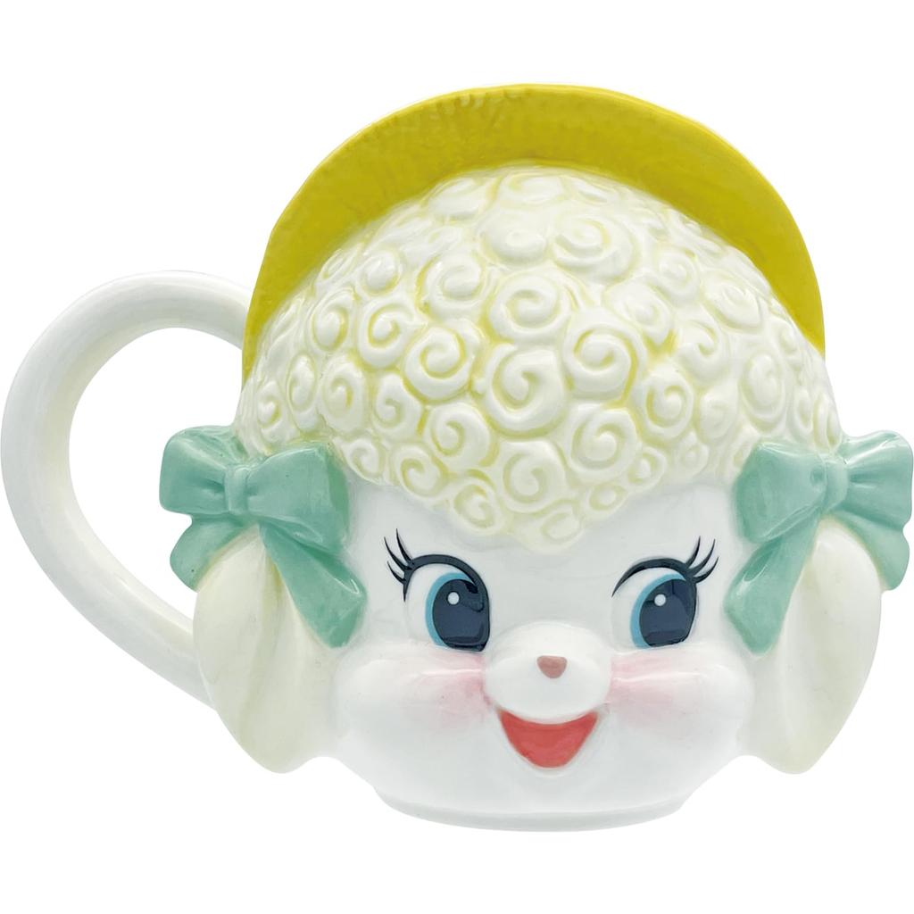 3D Face 14 X 11 Swimmer Birthday White and "Swimmer" Mug, Approx. Cm, 200ml, Fluffy, Tableware, Merchandise, Gift, Yellow, SAN4735-4