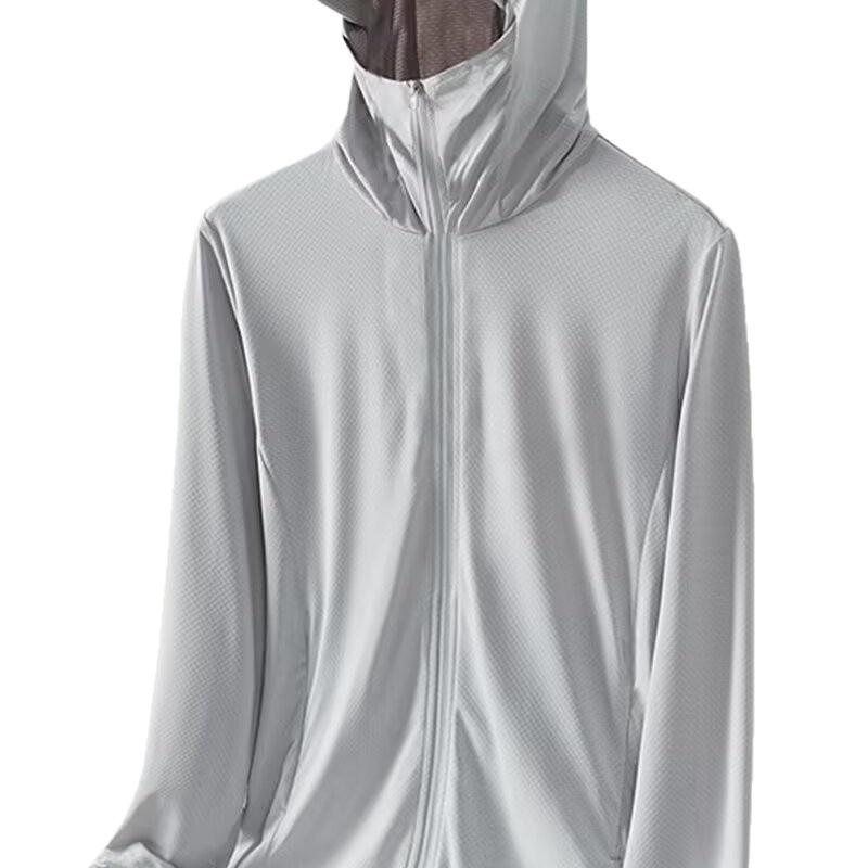 2026 Men's & Women's Lightweight Ice Silk UV Protection Summer Jacket for Fishing