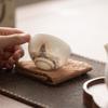 Suet Jade White Porcelain Master Cup Single Cup Personal Special Teacup Kung Fu Tea Set Tea Cup Ceramic Cup Tea Bowl